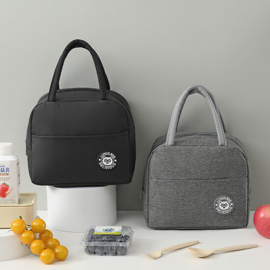 Kids insulated lunch bag with thick aluminum foil lining