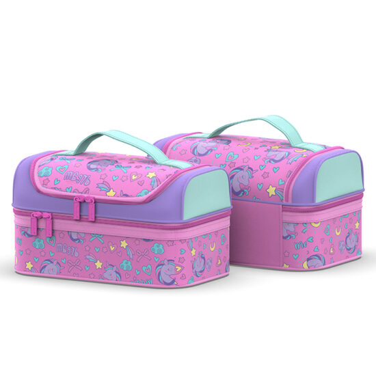 Cute kids school lunch bag with handle insulated