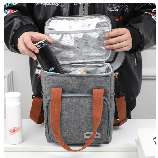 Cartoon Kids Lunch Bag, Insulated Design for School

