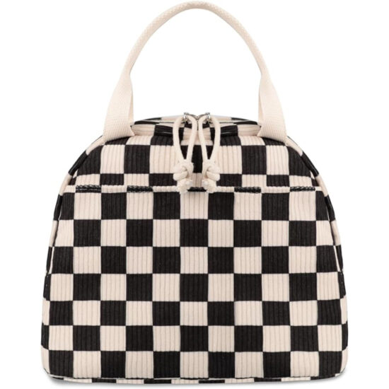 Cute corduroy tote bag with custom design