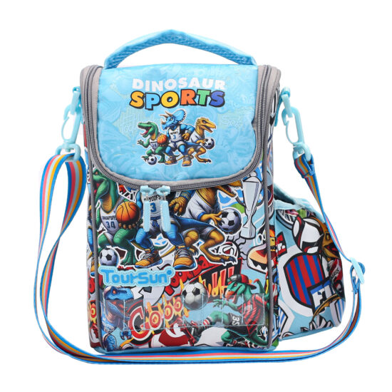 School lunch cooler bag with shoulder strap wholesale