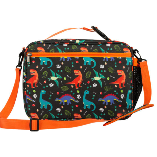 Reusable insulated lunch food cooler bag