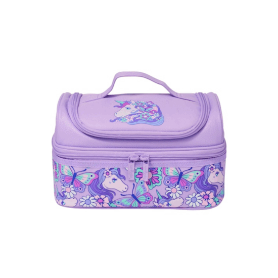 Stylish custom portable kids insulated lunch bag with handle