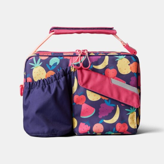Stylish custom portable kids insulated lunch bag with handle