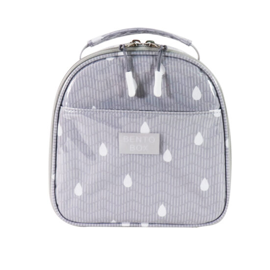 Stylish custom portable kids insulated lunch bag with handle