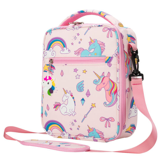 Drawstring insulated lunch box bag for kids and adults