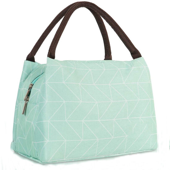 Insulated tote lunch bag for kids adults school work picnic