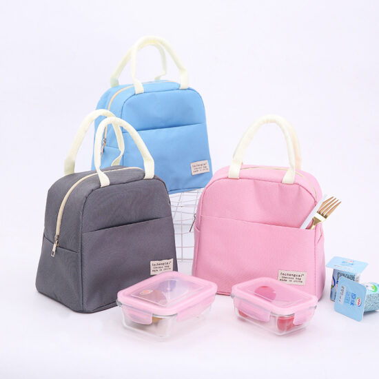 Insulated tote lunch bag for kids adults school work picnic