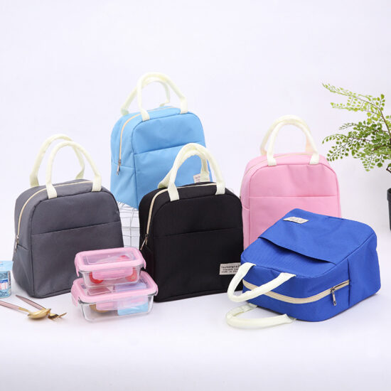 Insulated tote lunch bag for kids adults school work picnic