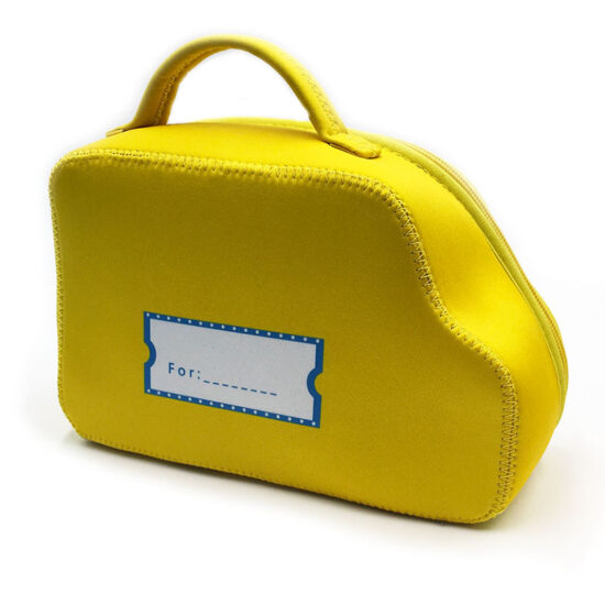 Neoprene insulated kids cooler lunch bag with handle