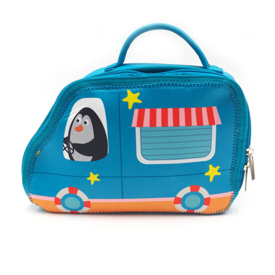 Neoprene insulated kids cooler lunch bag with handle