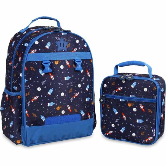 Kids backpack with lunch bag set

