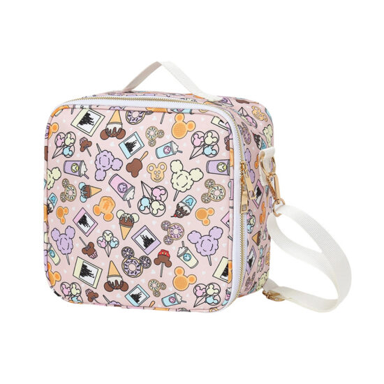 Reusable large capacity insulated lunch bag with handle