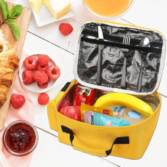 Aluminum foil leakproof triangle insulated food bag