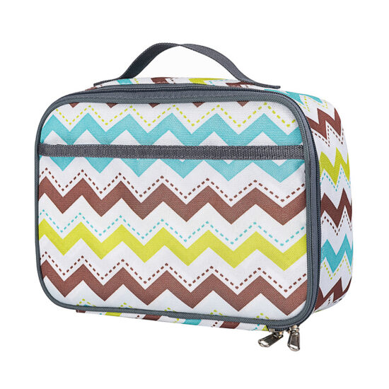 Insulated lunch box organizer backpack with thermal lining
