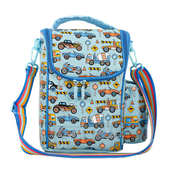 Kids lunch bag with cool patterned design insulated