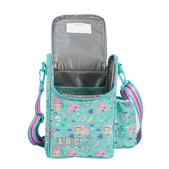 Kids lunch bag with cool patterned design insulated