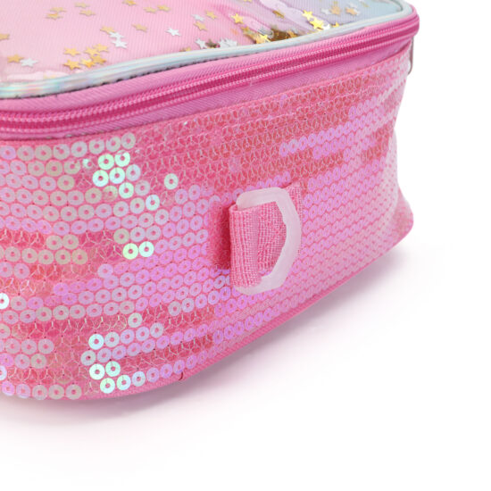 Hot-selling pink insulated kids lunch bag for school