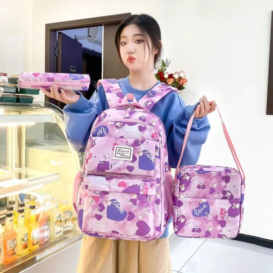 Insulated cooler lunch box bag for school meals