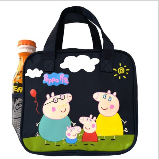 Insulated meal prep lunch bag for school with zipper