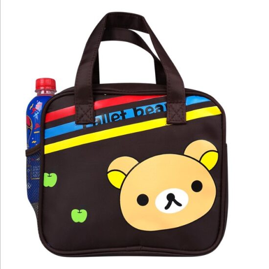 Insulated meal prep lunch bag for school with zipper