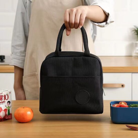 Insulated food cooler bag for school work travel meals