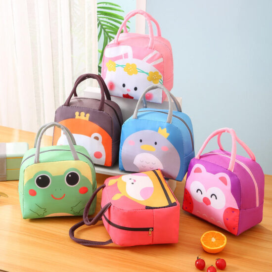 Eco-friendly waterproof zipper insulated lunch food bag