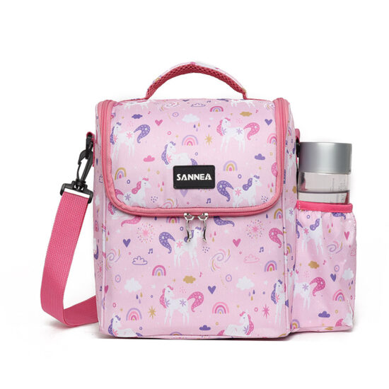 Custom logo waterproof kids backpack set with lunch tote