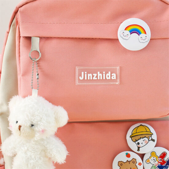 Custom logo waterproof kids backpack set with lunch tote