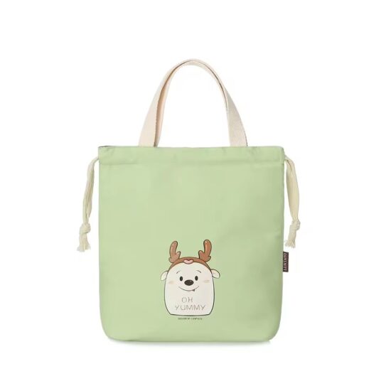 Custom wholesale reusable bento lunch tote
