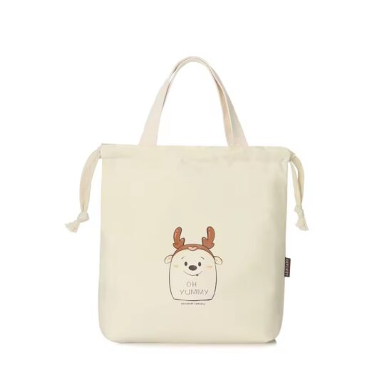 Custom wholesale reusable bento lunch tote