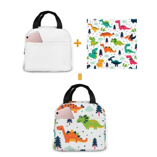 Custom stylish insulated lunch tote