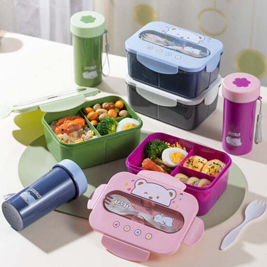 Custom office and student bento lunch box set