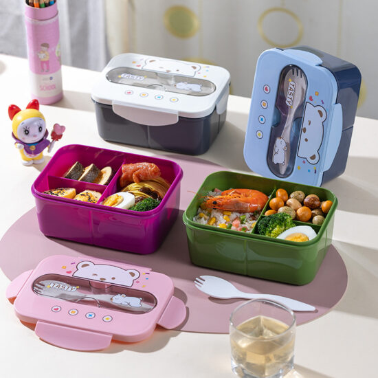 Custom office and student bento lunch box set