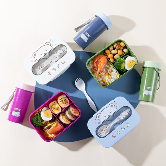 Custom office and student bento lunch box set