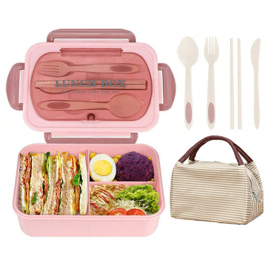 Custom microwave-safe plastic bento box for kids