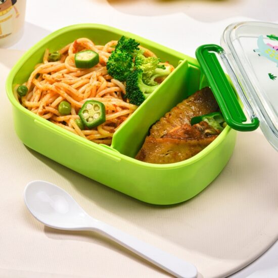 Custom microwave-safe plastic bento box for kids