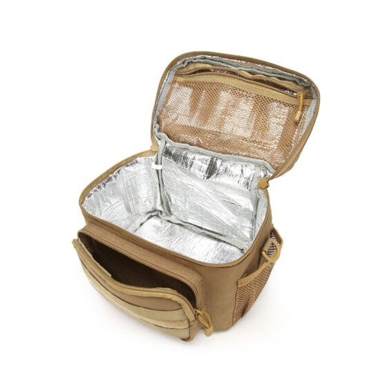 Custom outdoor insulated camping cooler tote