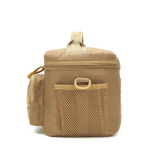 Custom outdoor insulated camping cooler tote
