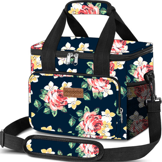 Custom neoprene insulated lunch bag