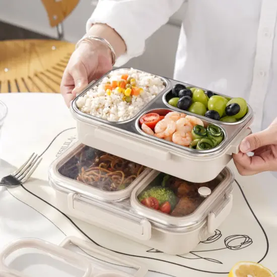 Wholesale custom logo bento lunch box