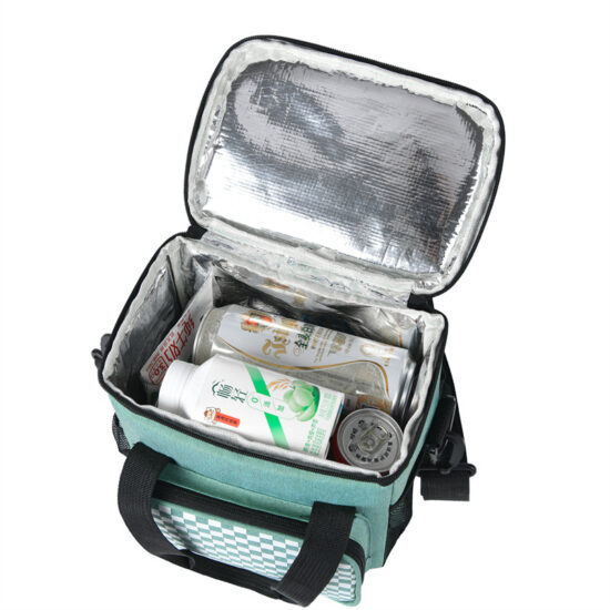Custom reusable insulated lunch tote for adults