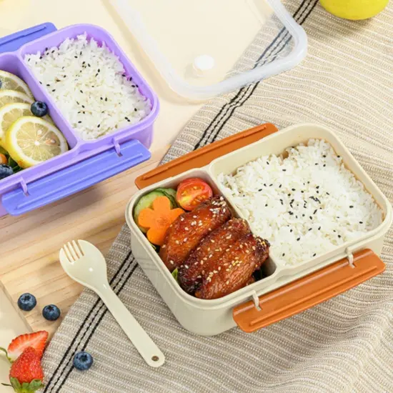 Custom food-grade PP plastic lunch container wholesale
