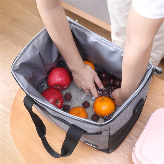 Custom large capacity insulated lunch bag