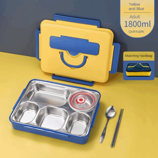 Custom stainless steel bento lunch box with bag wholesale