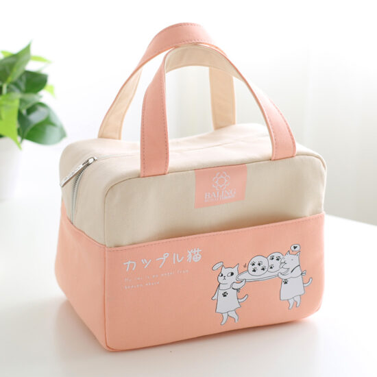 Large capacity insulated tote bag with zipper and handle