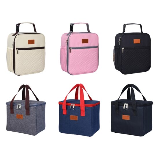 Custom reusable insulated lunch cooler bag