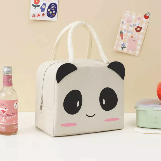 Custom shoulder strap cooler lunch tote