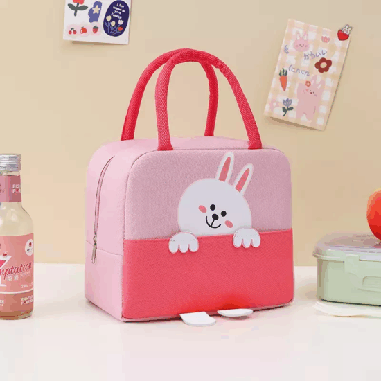 Custom shoulder strap cooler lunch tote