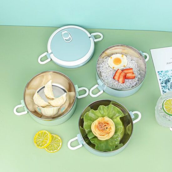 Custom wholesale large stainless steel thermal lunch box